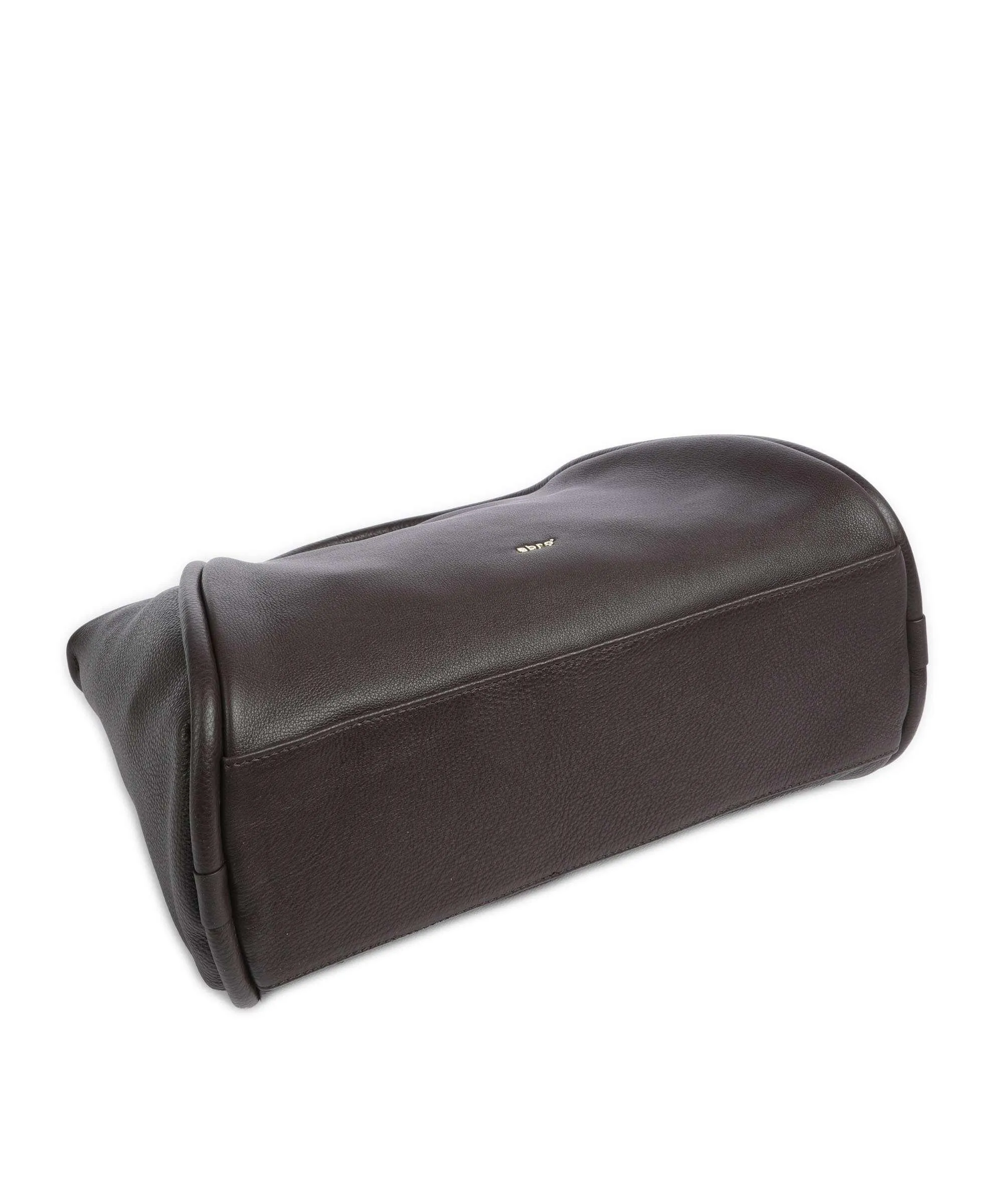  Abro Dalia Willow Borsa a mano pelle di vacchetta grana marrone scuro  