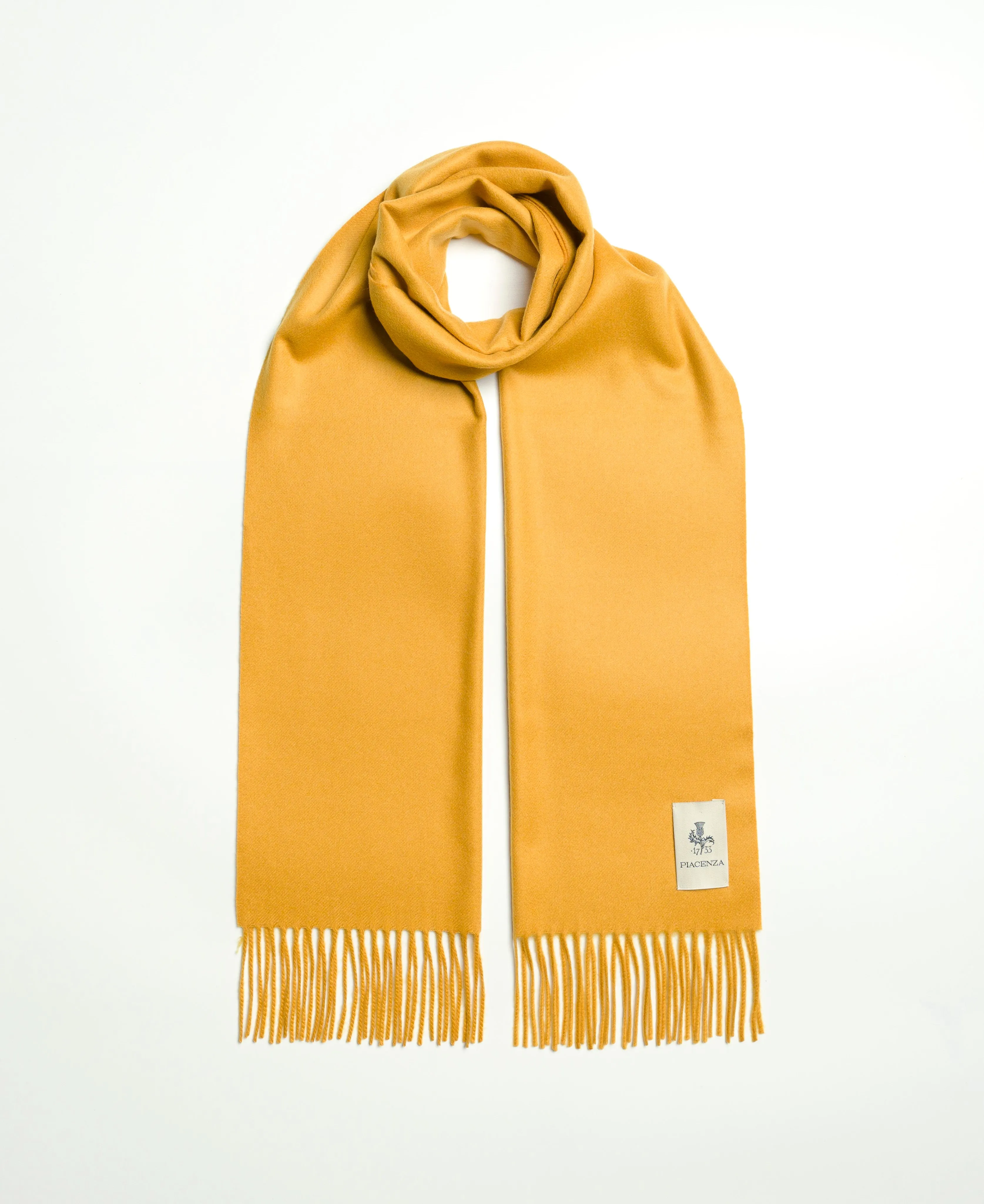 Aeternum Sciarpa in puro Cashmere Giallo