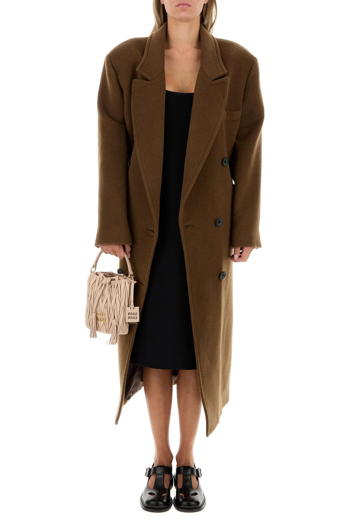 Black wool dress    