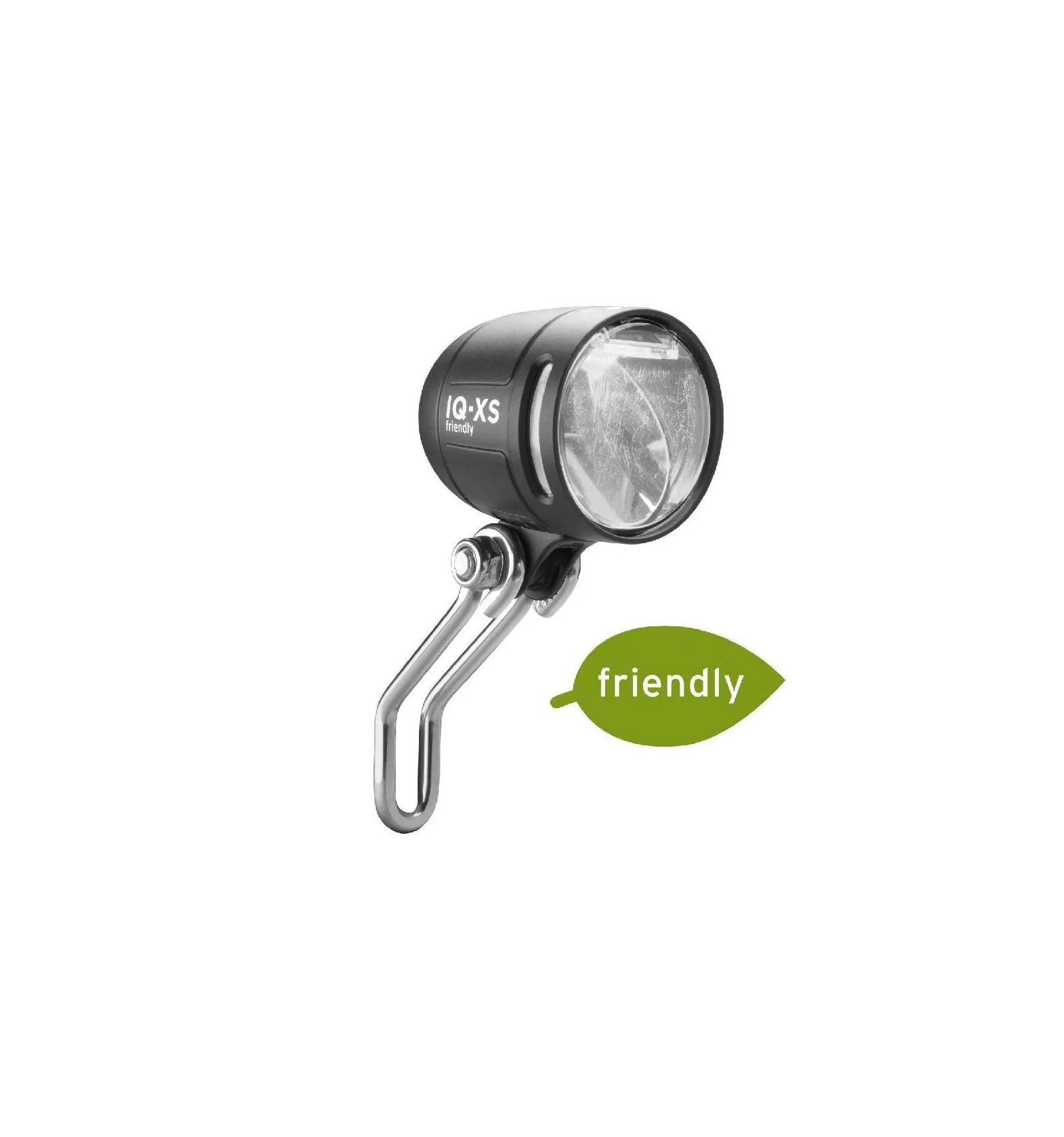 Busch & Müller Faretto anteriore dinamo a LED LUMOTEC IQ-XS friendly T senso plus 70 Lux con luce posizione