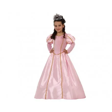 COSTUME DA PRINCIPESSA BAMBINA ROSA 3 4 ANNI