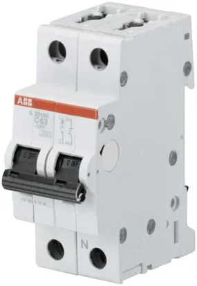Interruttore magnetotermico ABB 1+N 50A, Tipo C