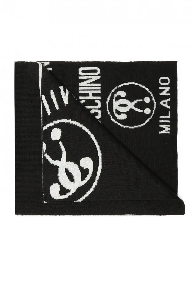   Moschino     Moschino Sciarpa Reversibile Con Logo    