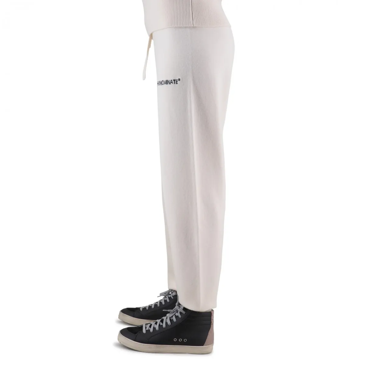 Pantalone In Maglia Con Polsino