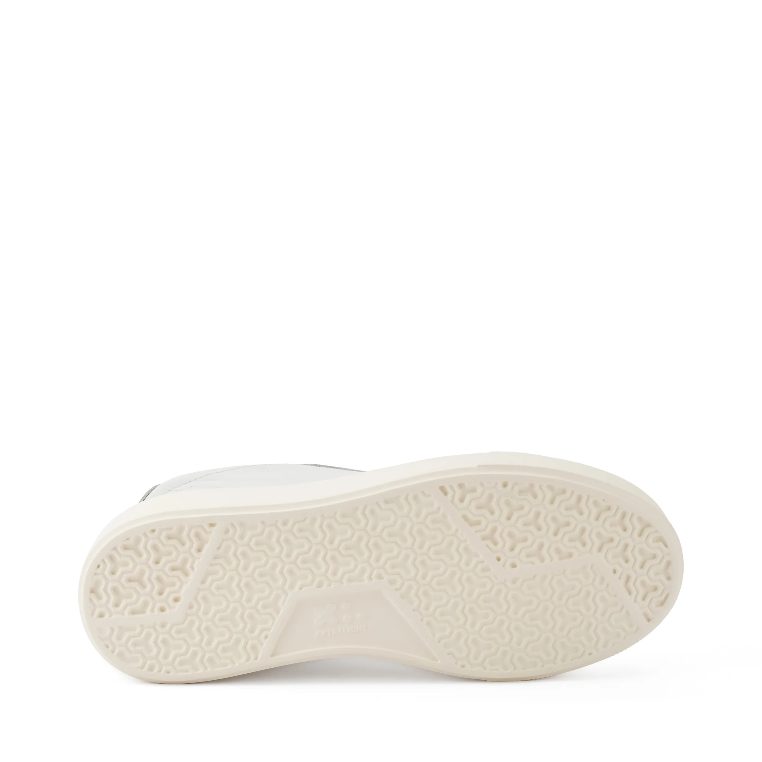 Sneaker platform in pelle