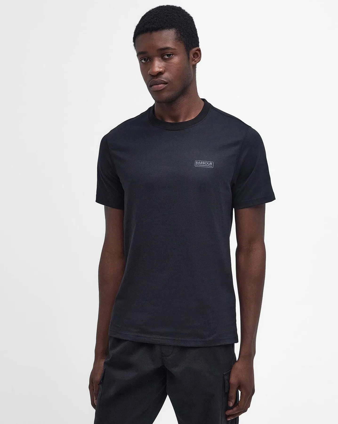 T-SHIRT SMALL LOGO BLACK/PEWTER
