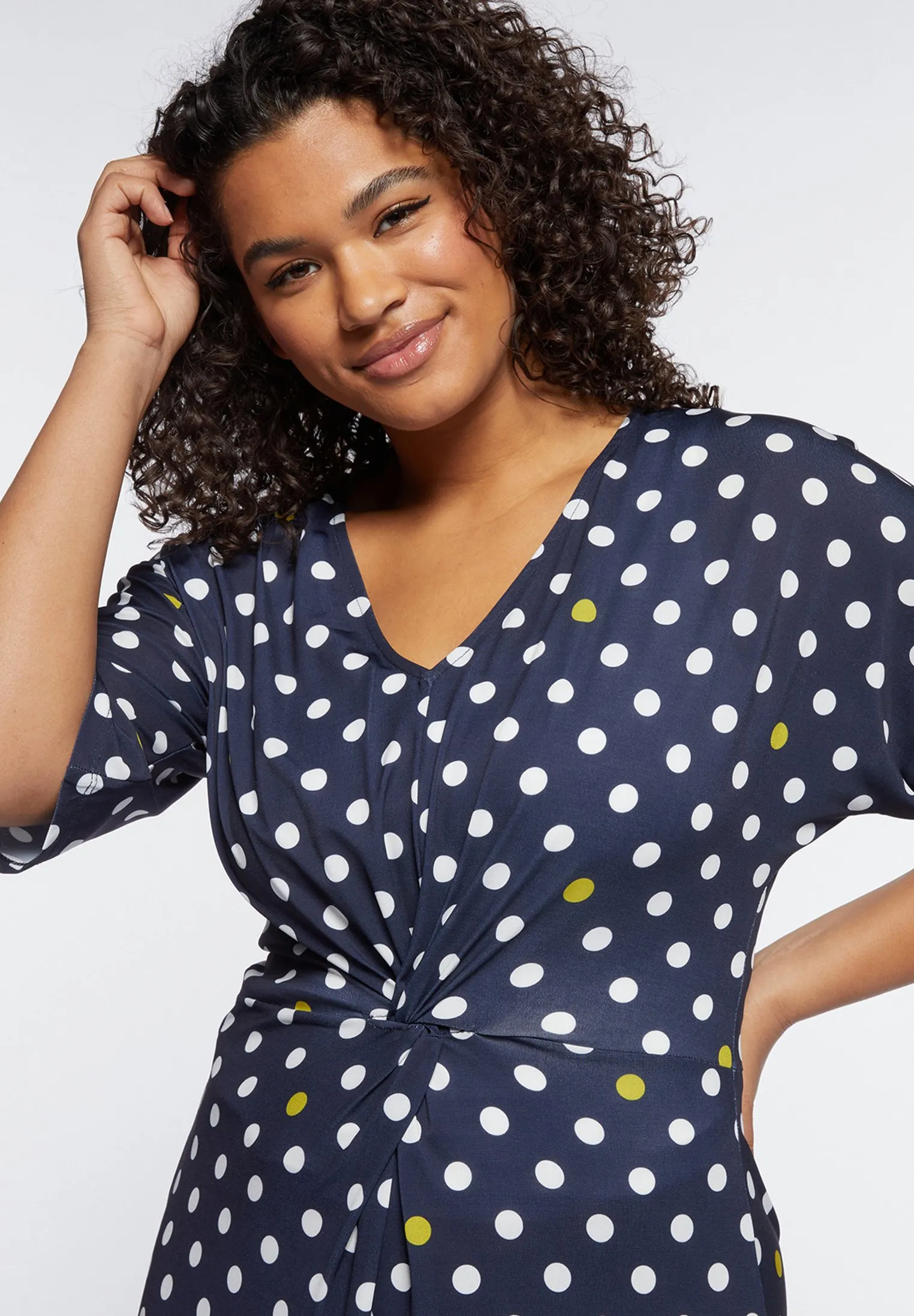 VESTITO INA POIS - Vestito di maglina